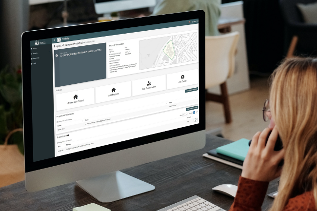 PlanBuild Application Services shown on screen